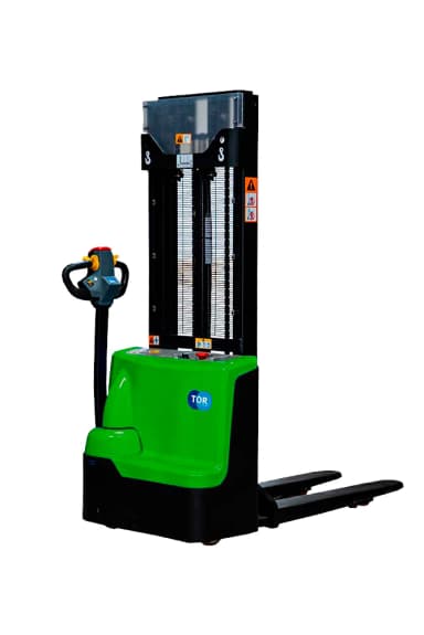 Штабелер самоходный 1,5 т 3,0 м TOR WS15H-3000SC PRO Li-ion 24/60 В/Ач контр. скорости подъема — фото 1