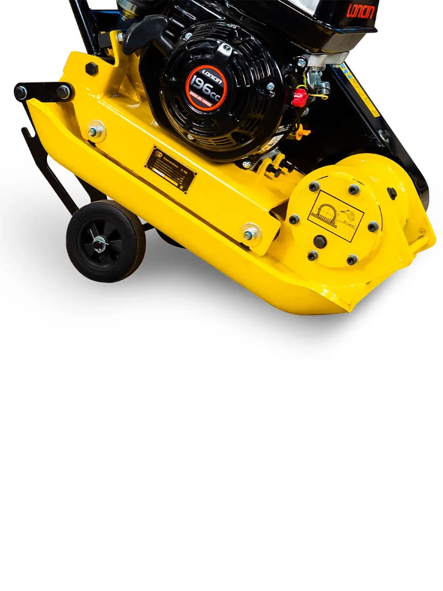 Виброплита 80 кг, 16кН (Loncin) без бака, колесный комплект TOR C-90L — фото 7